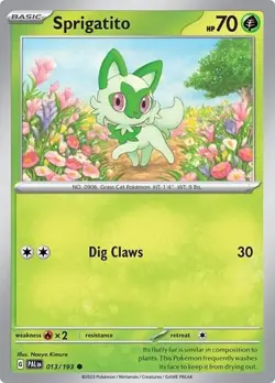 Sprigatito - 013/193 (Summer 2023 Collector Chest) [Miscellaneous Cards & Produc - Image 1