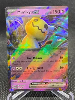 Pokemon Card - Mimikyu EX - SVP-EN 004 - Black Star Promo - LP - Image 1