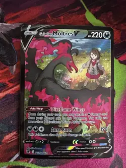 Pokemon TCG English Card Astral Radiance Galarian Moltres V Gallery TG20/TG30 - Image 1