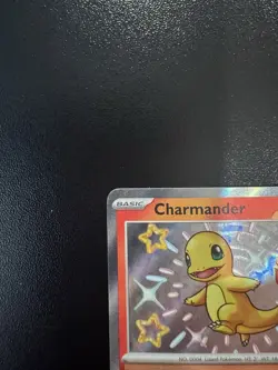 Charmander 109/091 SV: Paldean Fates Shiny Rare Holo Pokemon Card English - Image 3