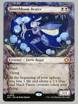 Bitterbloom Bearer Showcase Lorwyn Eclipsed Regular MTG NM Pack Fresh - Image 3