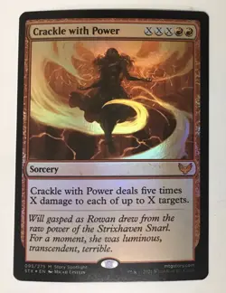 Crackle with Power Strixhaven: School of Mages Foil - Image 1