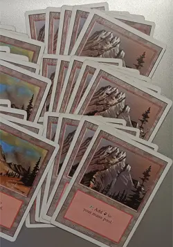 LOT of 45 Mountain Basic Land All Art Magic MTG Revised 3rd Edition - Image 5