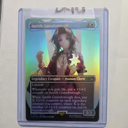 Aerith Gainsborough MTG (Borderless Foil) Final Fantasy 0374 Rare alternate art - Image 3