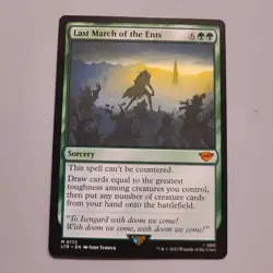 Last March of the Ents x1 - Lord of the Rings LTR MTG MINT - Image 1