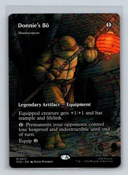 Donnie's Bo (shadowspear) (borderless) (017) Teenage Mutant Ninja Turtle - Image 1