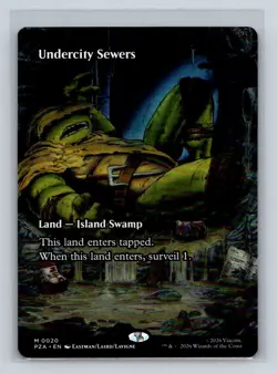 1 x Undercity Sewers - Borderless - Teenage Mutant Ninja Turtles Eternal-Legal - - Image 1
