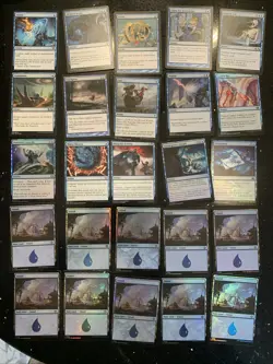 Mtg Small Blue Bundle - Foil Islands LCI - Opt, Annul, Unsummon - Image 1