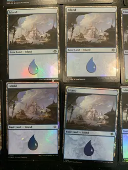 Mtg Small Blue Bundle - Foil Islands LCI - Opt, Annul, Unsummon - Image 5