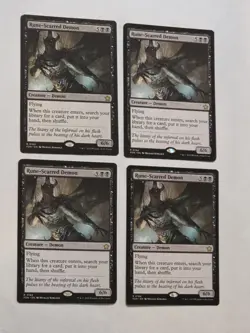 4x Rune-Scarred Demon - Foundations - Near Mint - Magic the Gathering - Image 1
