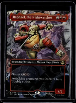 Raphael, the Nightwatcher (Borderless) - 213 - Foil - TMT - NM - MTG - Image 1