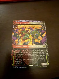 Raph & Leo, Sibling Rivals (Showcase) Teenage Mutant Ninja Turtles Foil - Image 1