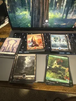 100 Full Art lands With The Occasional Foil - Image 1