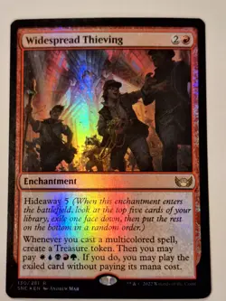 Widespread Thieving - FOIL - Streets of New Capenna - Magic the Gathering MTG - Image 1