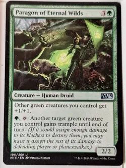 Paragon of Eternal Wilds - Magic 2015 Core Set M15- Magic the Gathering MTG Nice - Image 1
