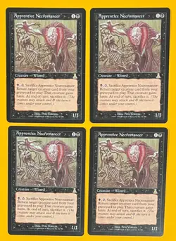 MTG APPRENTICE NECROMANCER (x4) Urza's Destiny (OldManMTG 010-853) - Image 1
