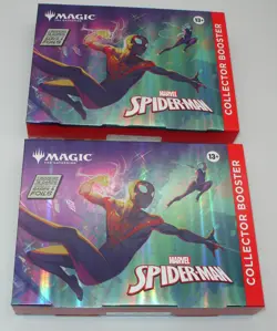 Magic: The Gathering - Marvel’s Spider-Man Collector Omega Boxes **LOT OF 2** - Image 1