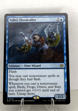MTG BLB-0079 Valley Floodcaller - Bloomburrow - Rare NM TCG - Image 1
