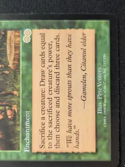 Greater Good - Urza's Saga - NM - MTG - Magic the Gathering - Green - Enchant - Image 2