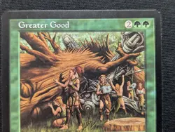 Greater Good - Urza's Saga - NM - MTG - Magic the Gathering - Green - Enchant - Image 3
