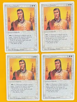 MTG NORTHERN PALADIN (x4) Revised (OldManMTG 011-430) - Image 1