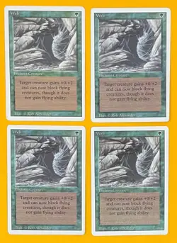 MTG WEB (x4) Revised (OldManMTG 011-539) - Image 1