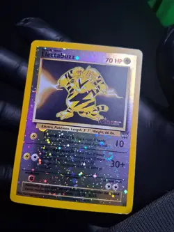 Electabuzz Winner Promo #1 Best of Game Reverse Holo LP Pokemon Card - Image 1