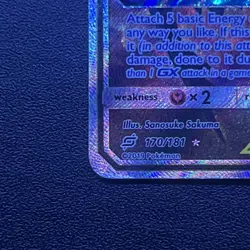 Latios & Latias GX Full Art Holo Card 170/181 Sun And Moon Tag Team (Love Birds) - Image 5