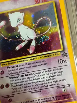 SEQUENTIAL CGC 8 MEW 9 HOLO SWIRL & EEVEE 11 HOLO BLACK STAR PROMOS POKEMON - Image 4
