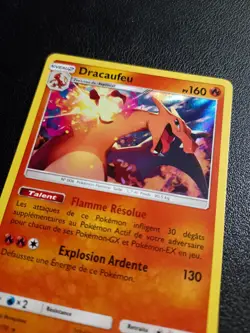 Carte Pokemon HOLO Dracaufeu 3/70 SL7.5 Soleil & Lune Majeste des Dragons FR - Image 2