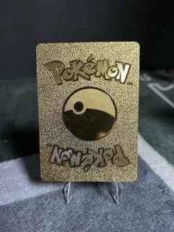 Pokemon Charizard V Gold Foil Holo Textured Fan Art Card Nintendo - Image 2