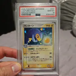 PSA 10 Lanturn 037/086 Mirage Forest Holo Japanese Pokemon Card LOW POP - Image 1