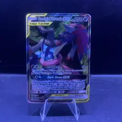 Pokemon Greninja & Zoroark GX (Alternate Art) 201/214 SM-Unbroken Bonds Holo NM - Image 1