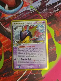 Typhlosion Delta Species EX Dragon Frontiers 12/101 Holo Rare Pokemon Card - Image 2