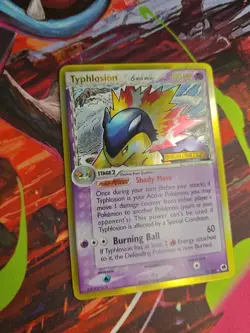 Typhlosion Delta Species EX Dragon Frontiers 12/101 Holo Rare Pokemon Card - Image 3