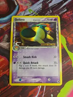 Quilava (Delta Species) 36/101 Dragon Frontiers stamped Holo Pokemon Card - Image 2