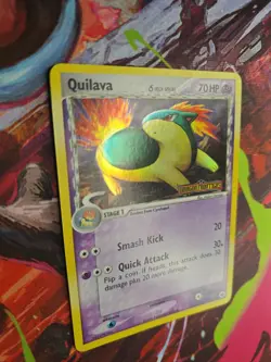 Quilava (Delta Species) 36/101 Dragon Frontiers stamped Holo Pokemon Card - Image 4