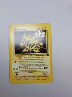 Pokemon WOTC Black Star Promo Card Electabuzz #2 Non Holo - Image 2