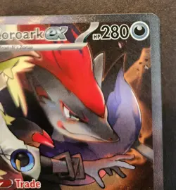 N's Zoroark ex 185/159 Journey Together SIR Pokemon TCG - Image 2
