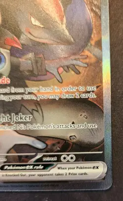 N's Zoroark ex 185/159 Journey Together SIR Pokemon TCG - Image 3