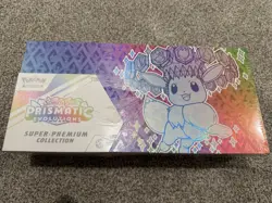 Pokemon TCG Prismatic Evolutions Super Premium Collection Box RIPPED WRAP - Image 1