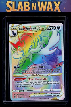 Pokemon tcg SWSH10: Astral Radiance Hisuian Samurott VSTAR (Secret) #197/189 - Image 1