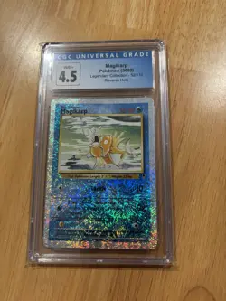 Pokemon 2002 Legendary Collection Reverse Holo Magikarp 52/110 graded 4.5 - Image 1