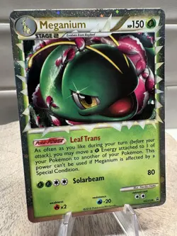 2010 Pokemon HeartGold SoulSilver Promos HGSS08 Meganium Very Light Play. - Image 1
