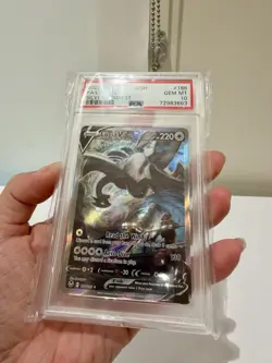 2022 POKEMON SWORD & SHIELD SILVER TEMPEST #186 FULL ART/LUGIA V PSA 10 ALT ART - Image 3