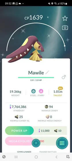 Pokemon Go Shiny Mawile ( XXL) - Image 1