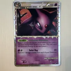 Pokemon TCG Espeon Prime Holo Ultra Rare Undaunted 81/90 2010 Stage 1 - Image 1