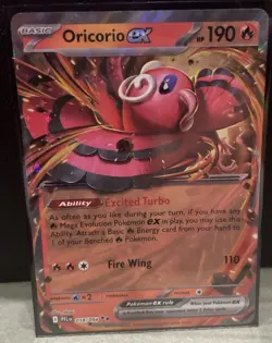 ✨Oricorio ex 018/094 ✨ Phantasmal Flames Holo Pokemon - Image 1