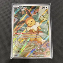 Pokemon TCG Eevee 173 Holo Promo Prismatic Evolutions Pokemon Center NM - Image 1
