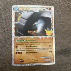 Pokemon TCG Celebrations: Classic Collection #107/123 Donphan NM Free Shipping - Image 1